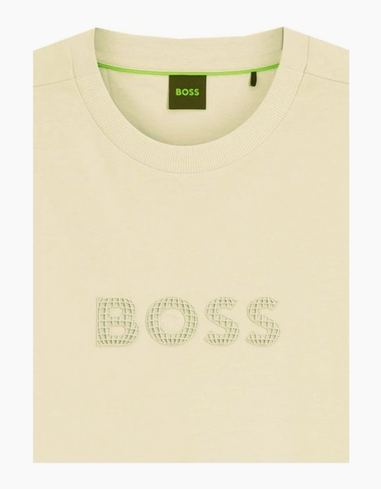 Hugo Boss Men's Beige Terrace Logo T-shirt