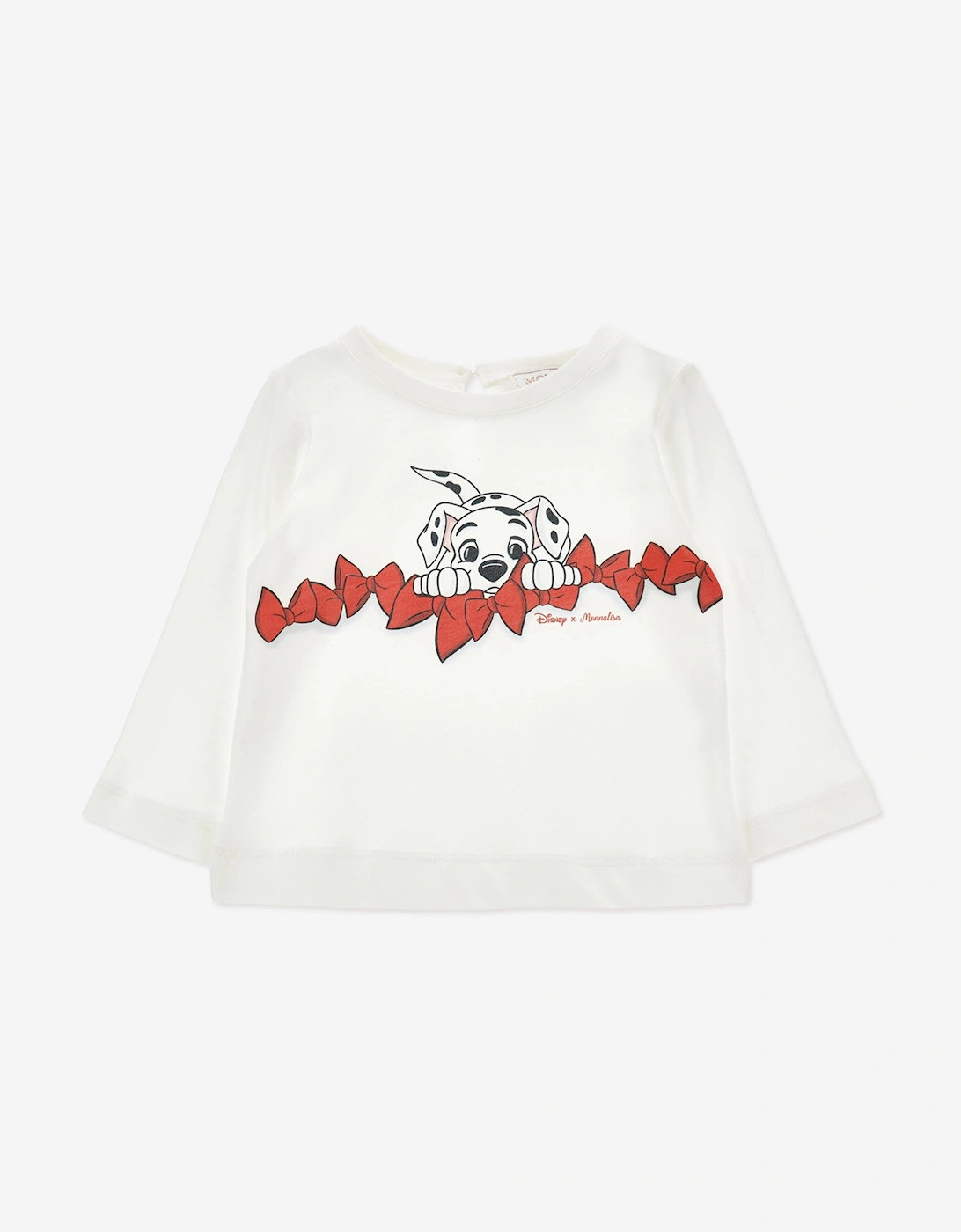 Monnalisa Baby Girls Disney 101 Dalmations T-Shirt in Ivory, 5 of 4