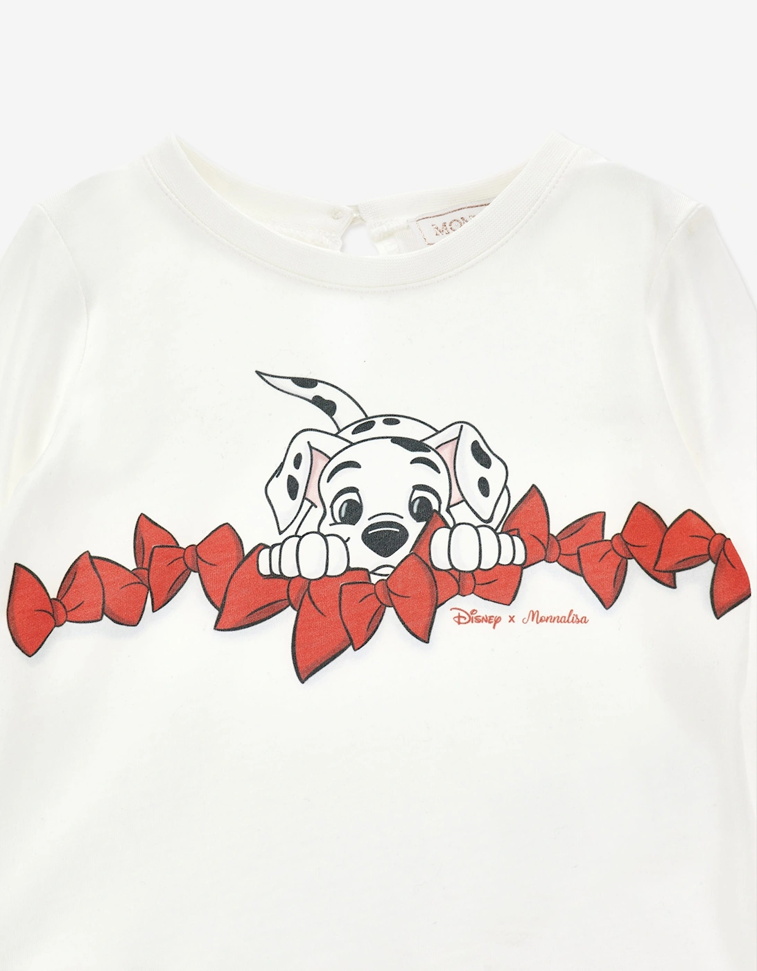 Monnalisa Baby Girls Disney 101 Dalmations T-Shirt in Ivory