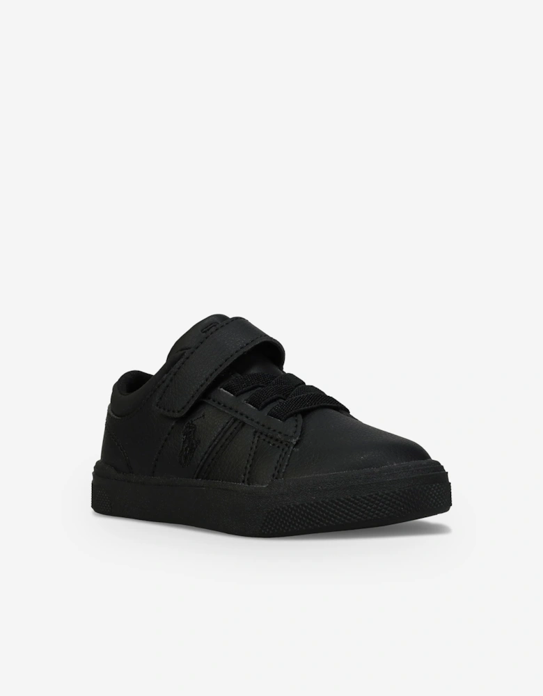 Ralph Lauren Kids Easten EZ Trainers in Black