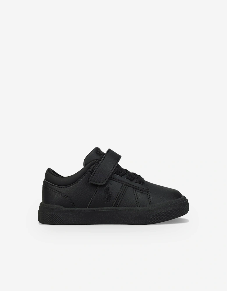 Ralph Lauren Kids Easten EZ Trainers in Black