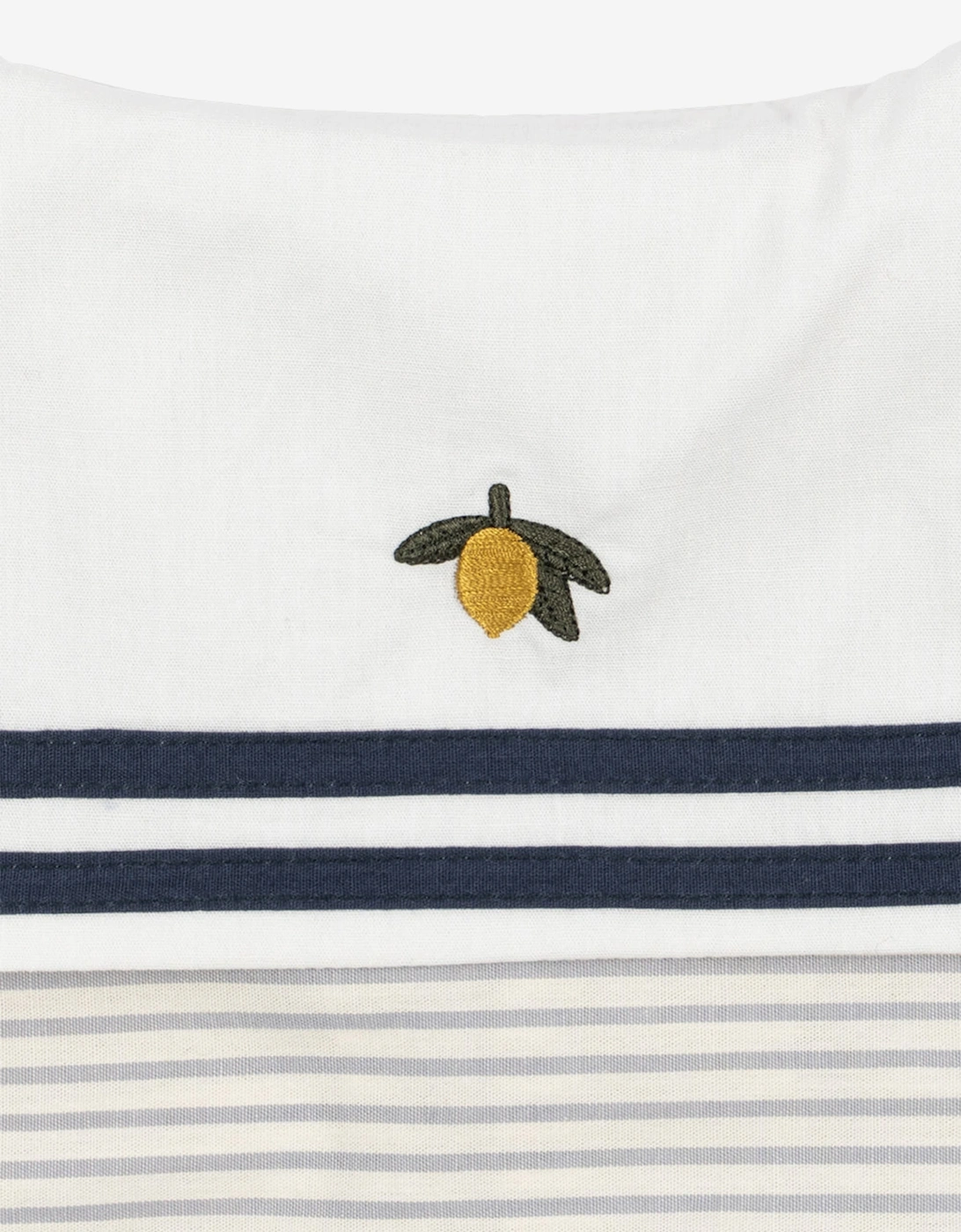 Konges Sløjd Baby Boys Allie Sailor Romper in White