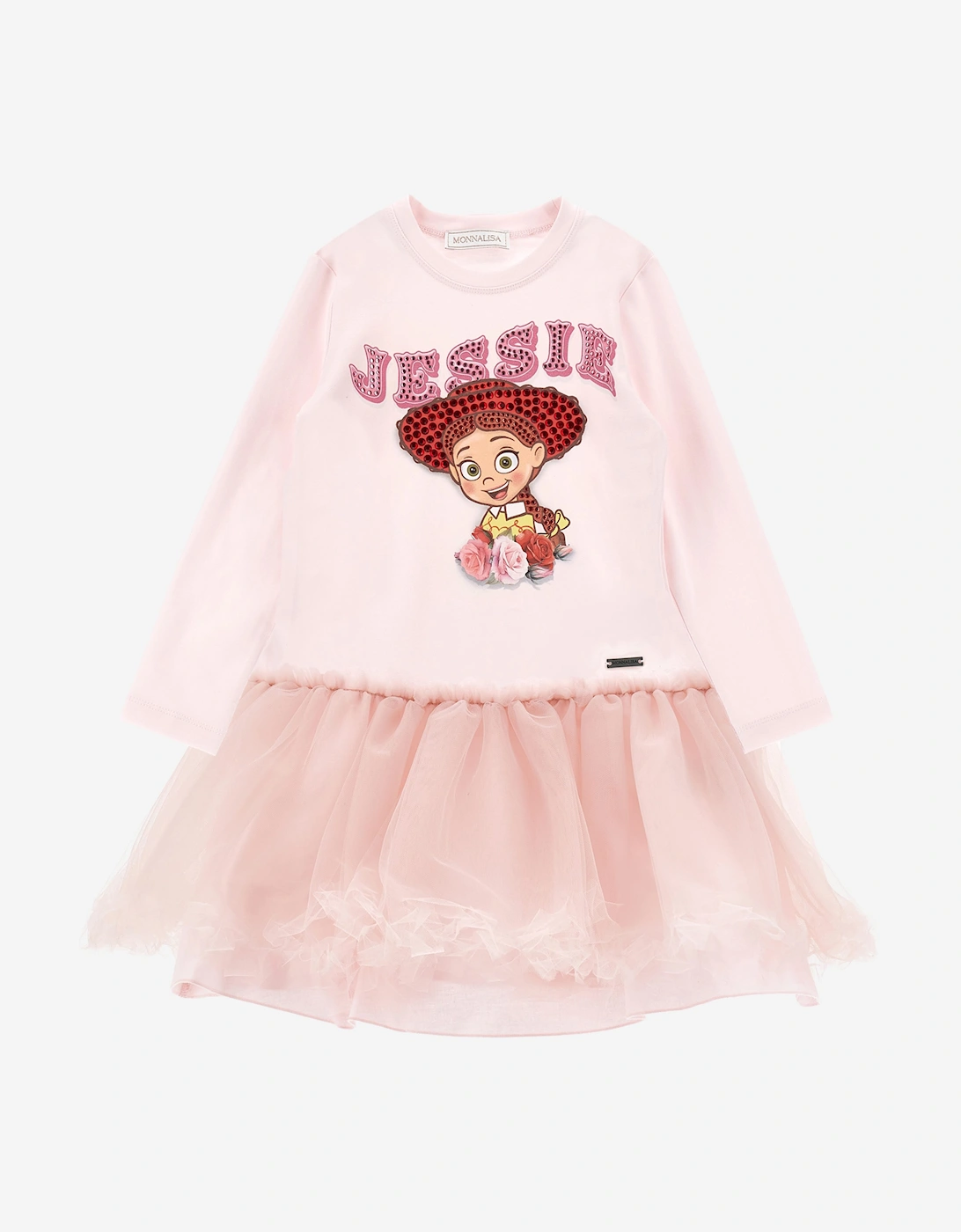 Monnalisa Girls Pink Disney Toy Story Jessie Dress  - Size 5 Years Kids