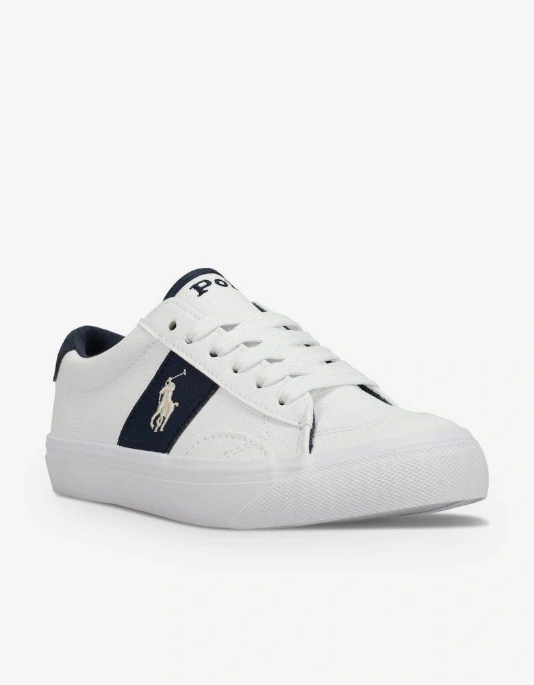 Ralph Lauren Kids Ryley Trainers in White