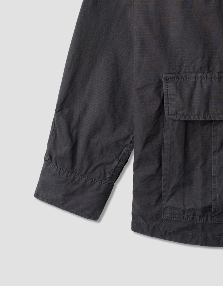Utility Jacket Black Ripstop