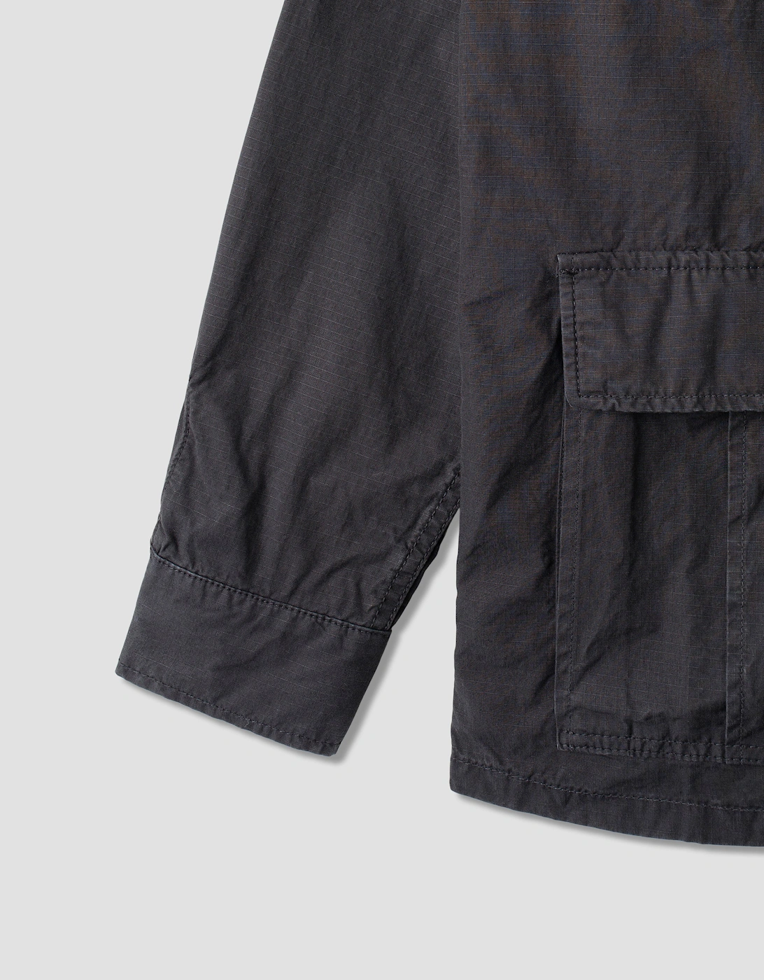 Utility Jacket Black Ripstop