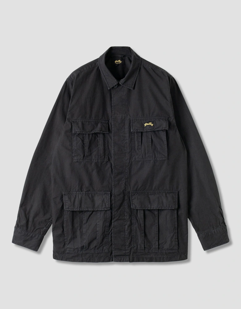 Utility Jacket Black Ripstop