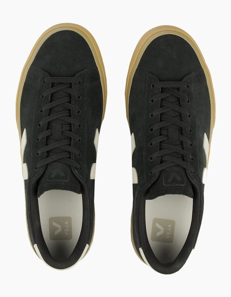 VEJA CAMPO SUEDE TRAINER BLACK/PIERRE/NATURAL