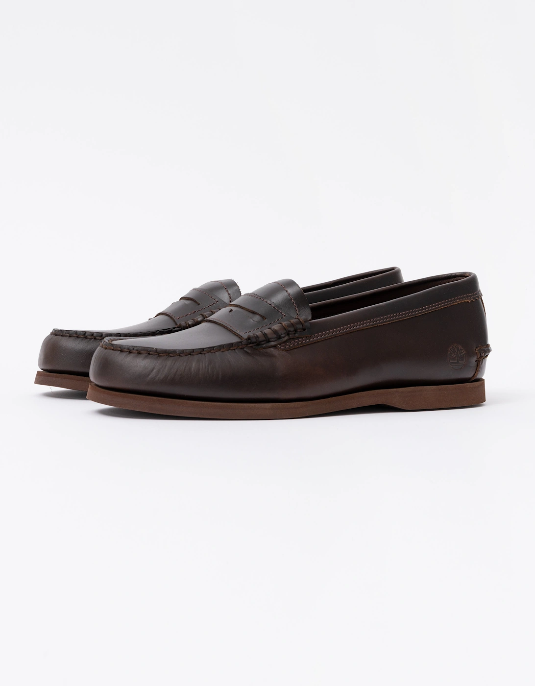 Timberland Mens Full Grain Leather Classic Loafer - Dark Brown