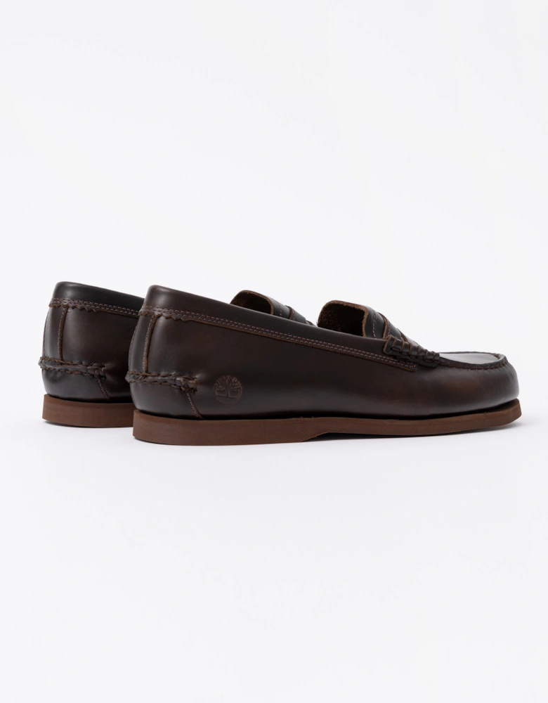 Timberland Mens Full Grain Leather Classic Loafer - Dark Brown