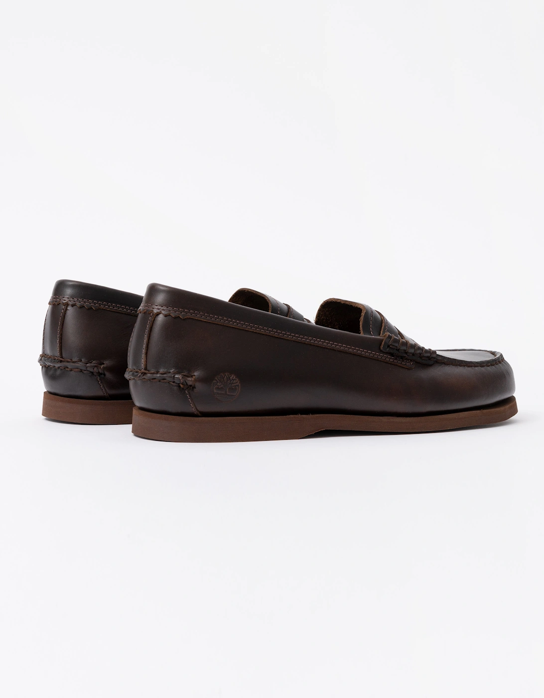 Timberland Mens Full Grain Leather Classic Loafer - Dark Brown
