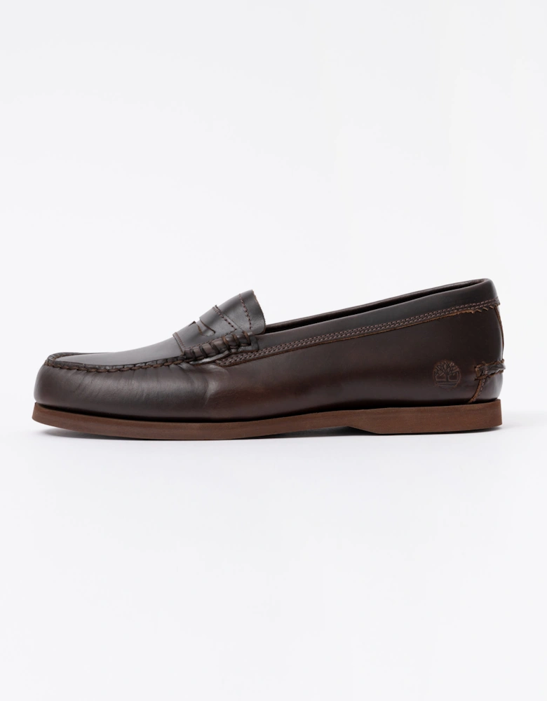 Timberland Mens Full Grain Leather Classic Loafer - Dark Brown
