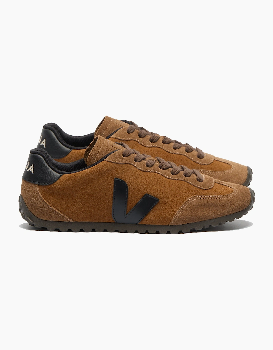 VEJA GT SUEDE TRAINER COGNAC BLACK