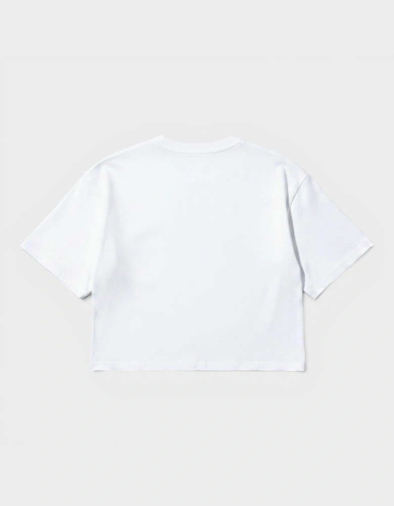 T-Rowylabel T-Shirt White Red