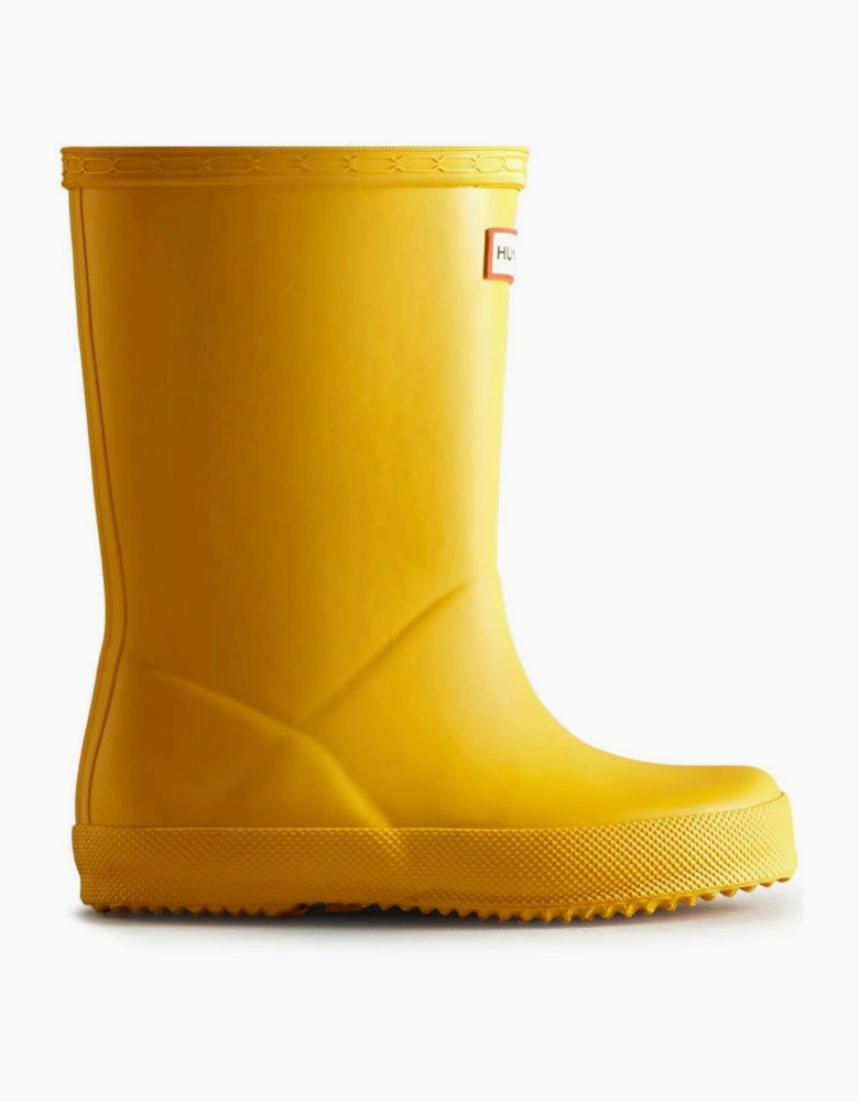 Hunter Kids First Boot Rubber Kid's Hunter Yellow Wellington Boots