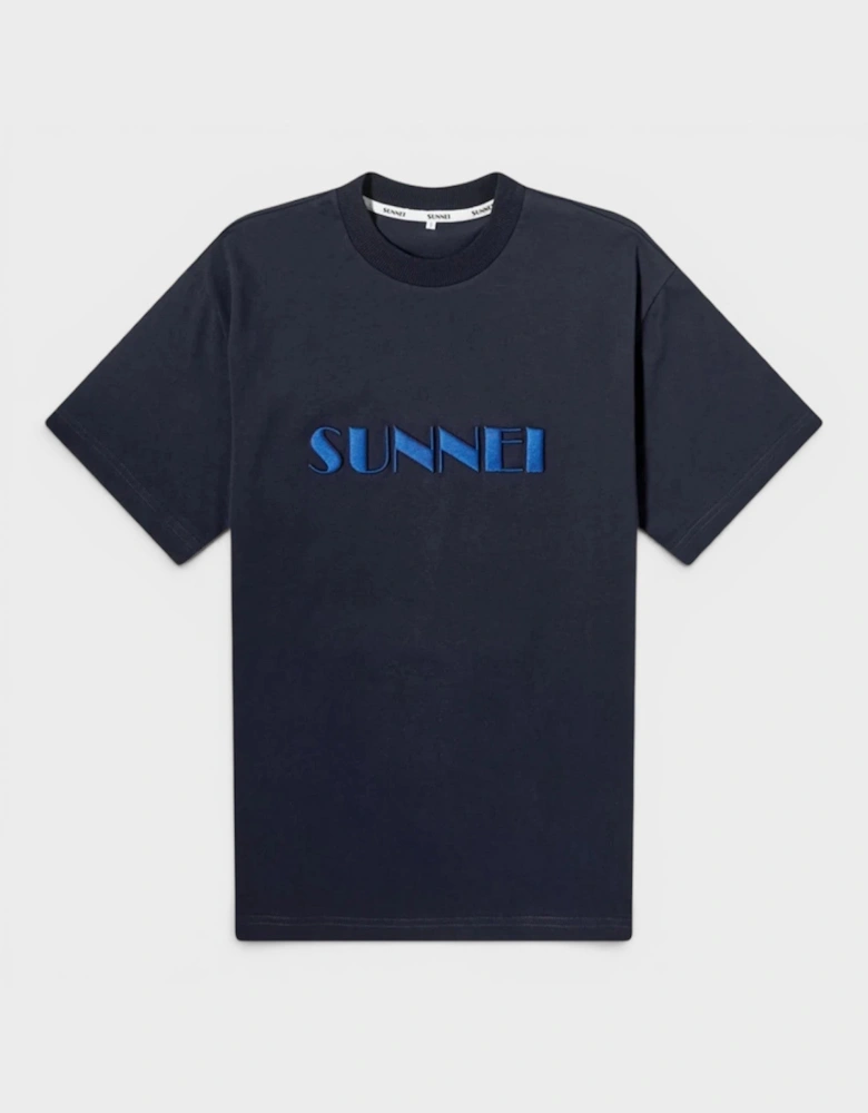 Classic T-Shirt Big Logo Blue