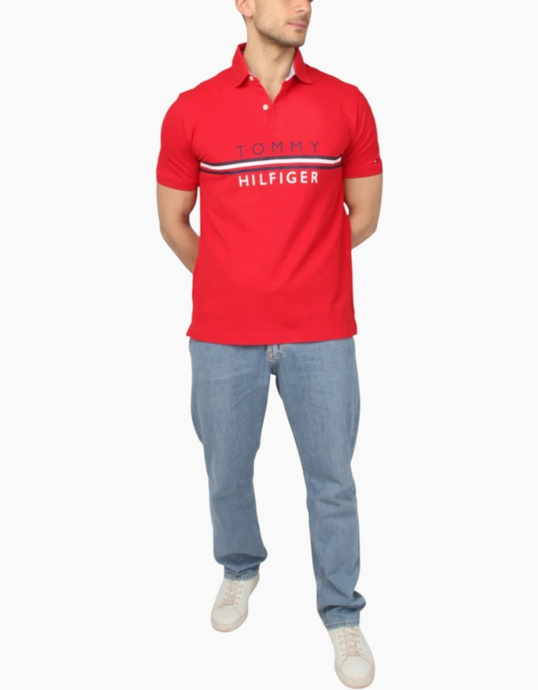 TOMMY HILFIGER Mens Polo T Shirts Casual Cotton