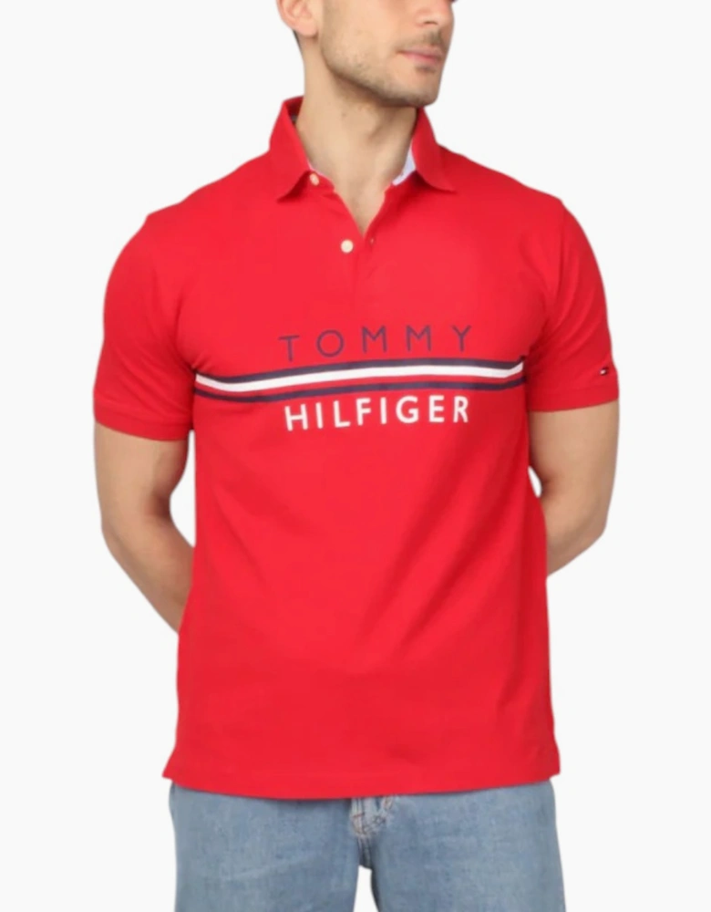 TOMMY HILFIGER Mens Polo T Shirts Casual Cotton