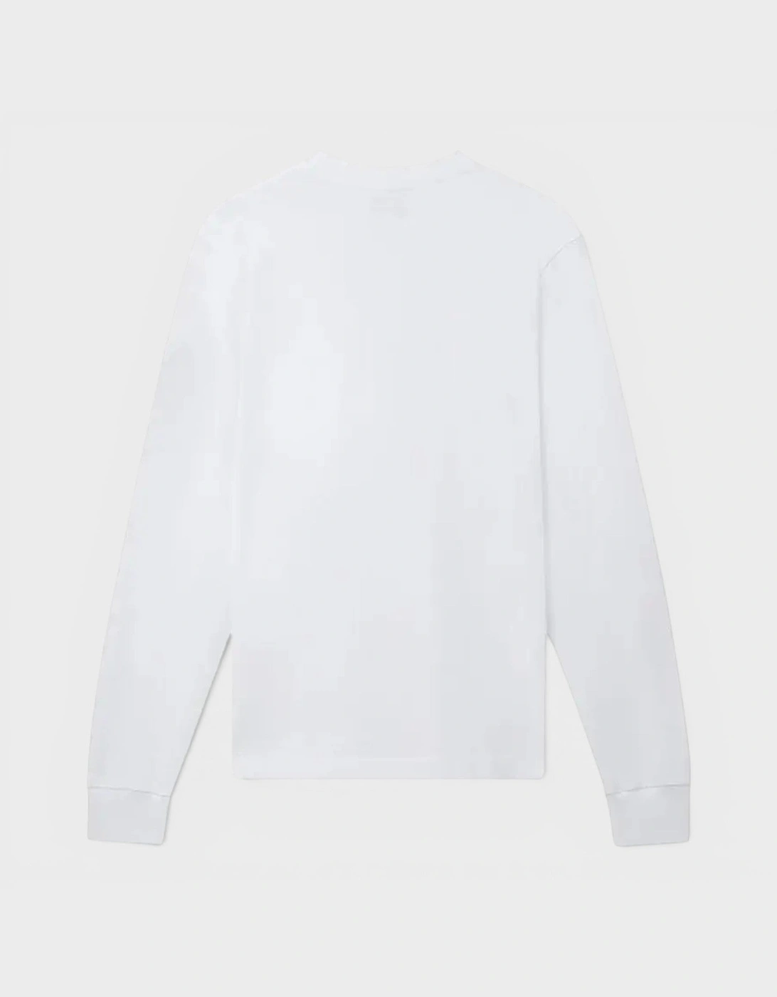 Printed Long Sleeve T-Shirt Pastel Court White