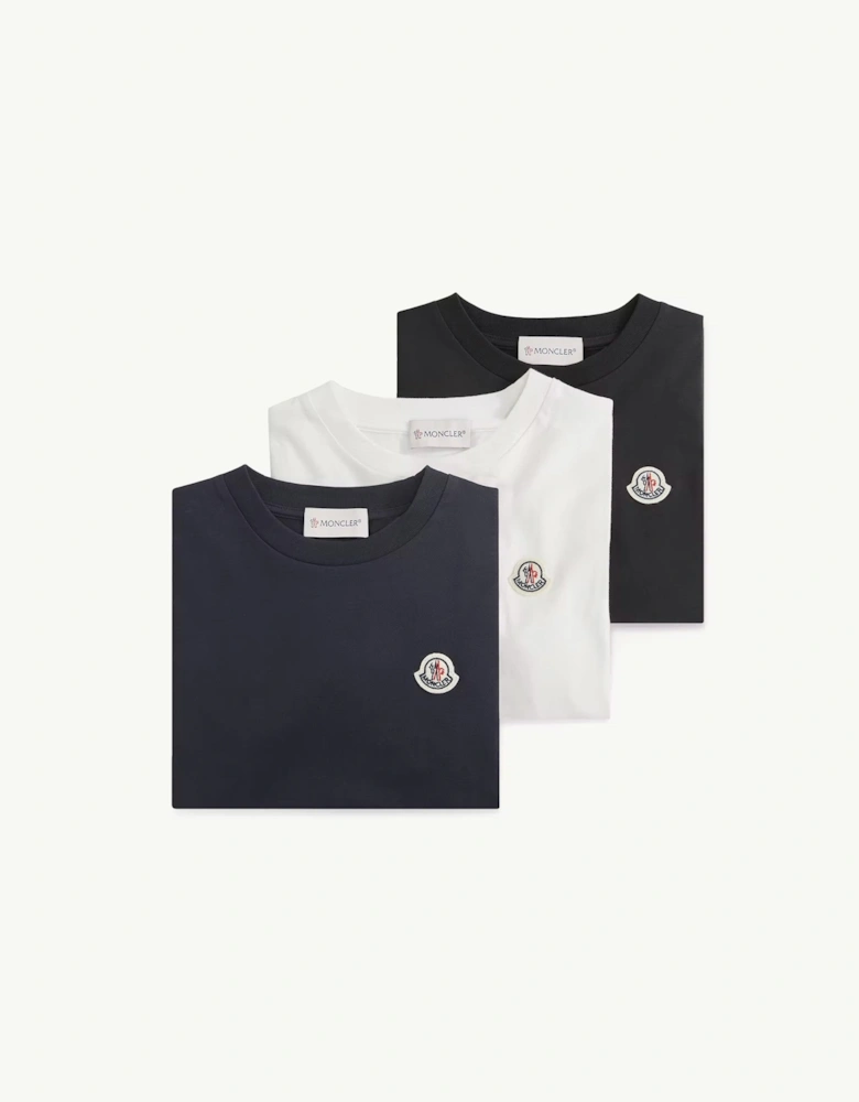 Kids3 Pack Archive Logo T-Shirts Multicolour
