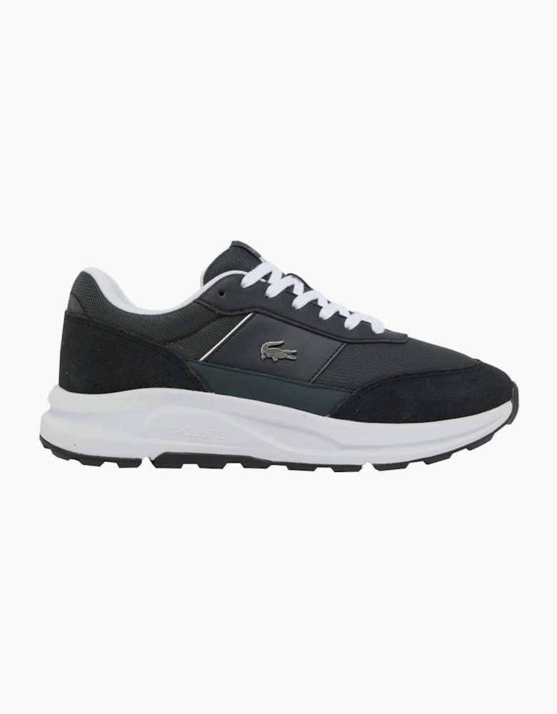 Lacoste Men's Dark Grey/ Black Run Set CGR Trainers