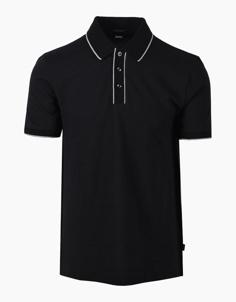 BOSS BLACK PARLAY 81 POLO SHIRT BLACK