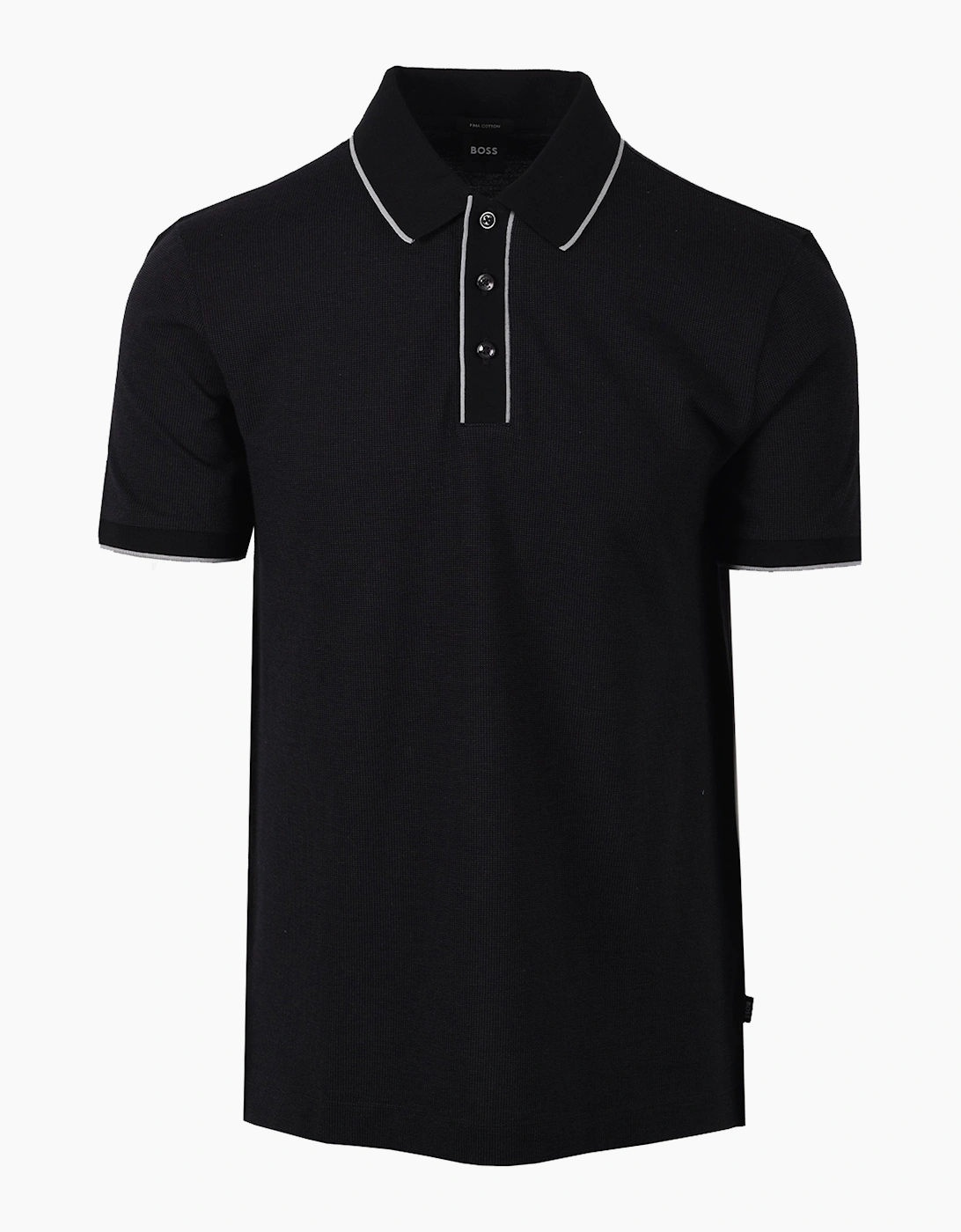 BOSS BLACK PARLAY 81 POLO SHIRT BLACK, 4 of 3