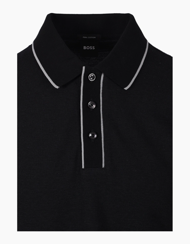 BOSS BLACK PARLAY 81 POLO SHIRT BLACK