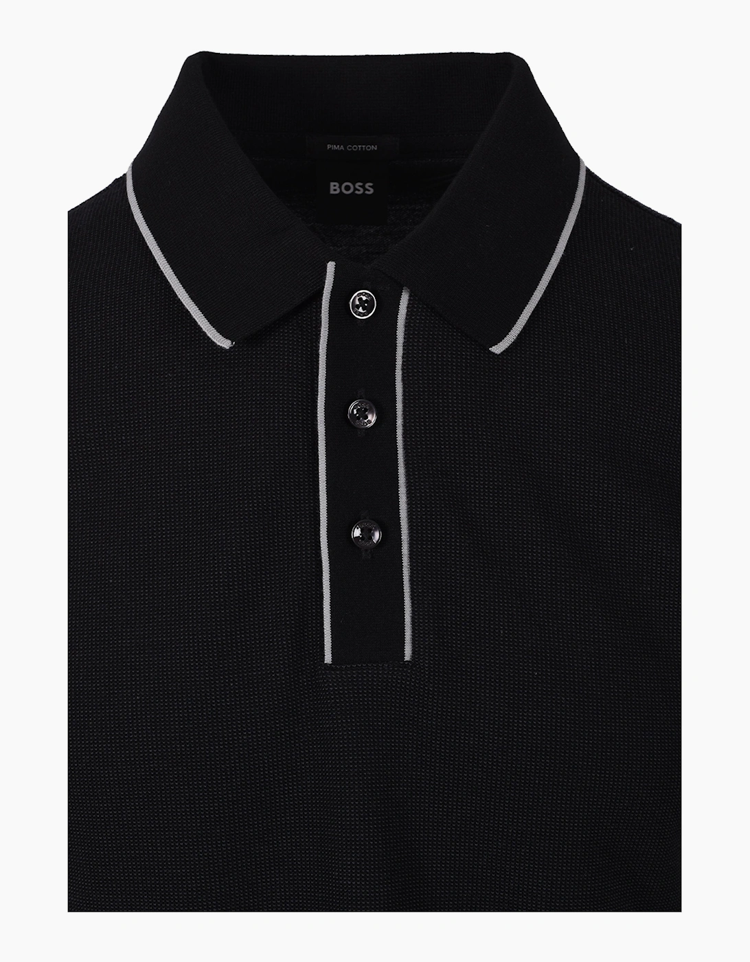 BOSS BLACK PARLAY 81 POLO SHIRT BLACK