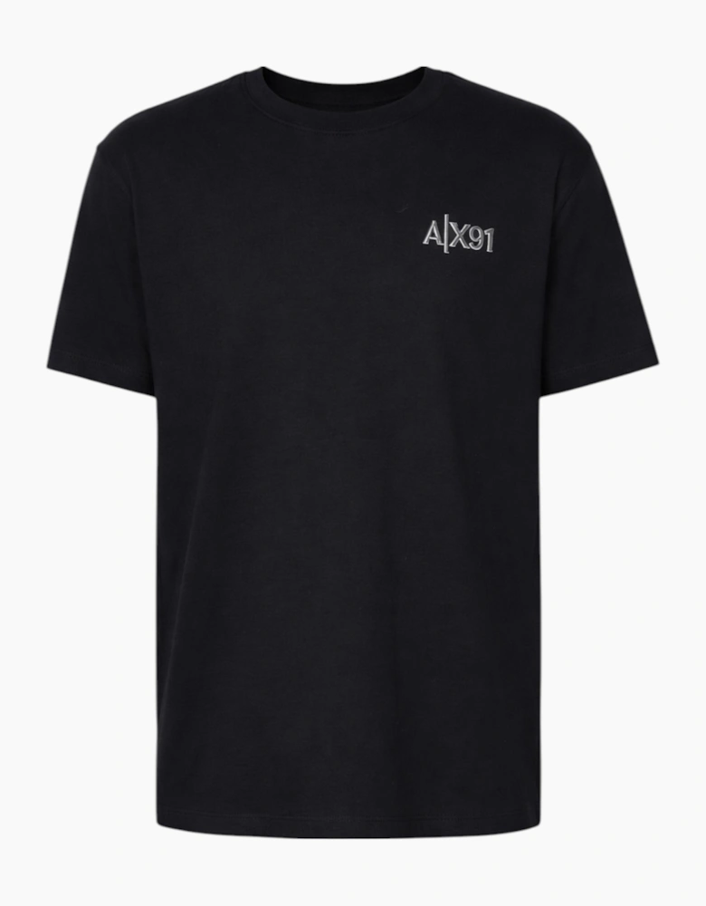 Armani Exchange Mens T-Shirts Milano Embroidery Tee