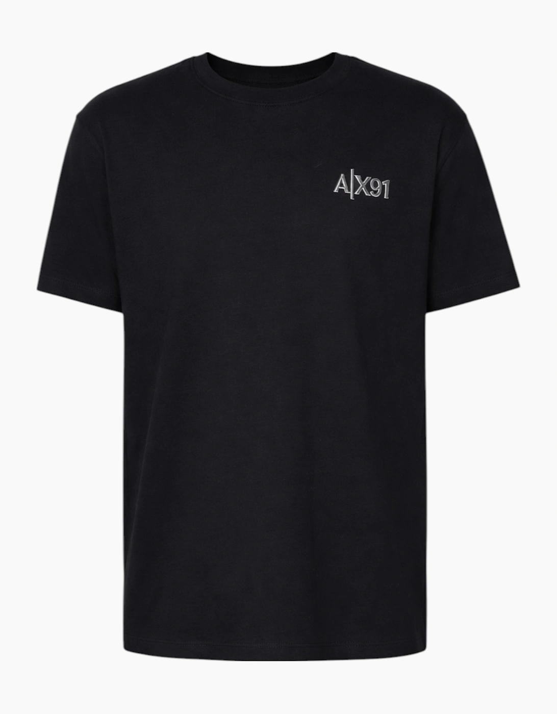 Armani Exchange Mens T-Shirts Milano Embroidery Tee