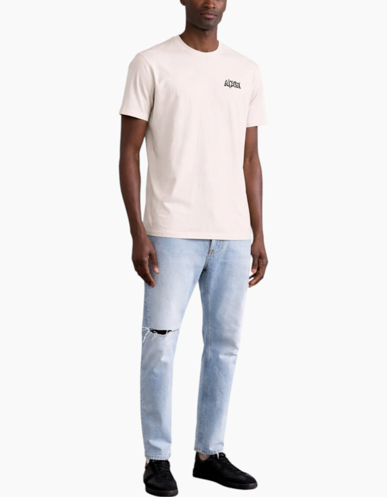 Armani Exchange Mens T-Shirts Milano Embroidery Tee