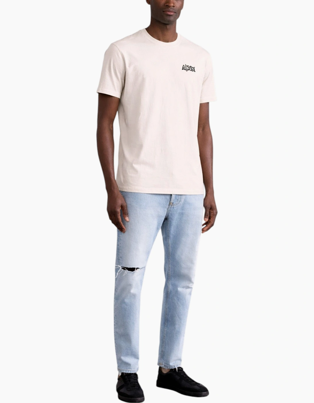 Armani Exchange Mens T-Shirts Milano Embroidery Tee