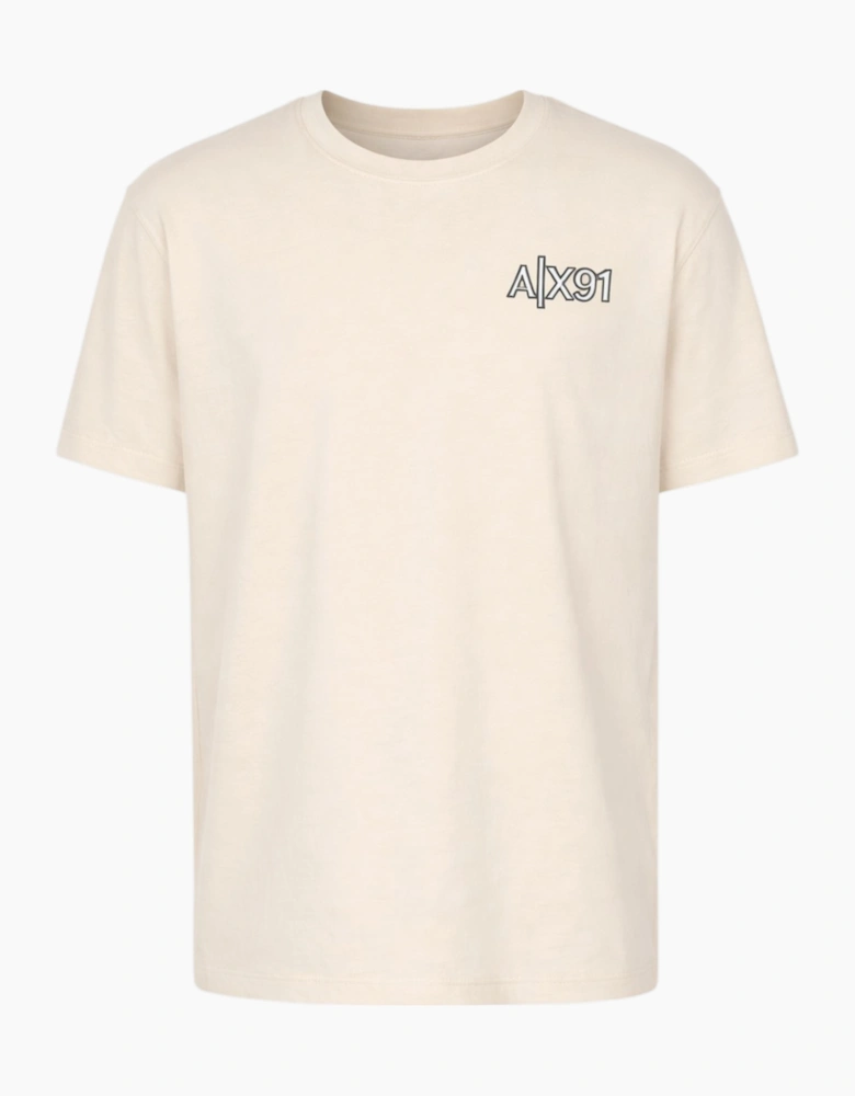 Armani Exchange Mens T-Shirts Milano Embroidery Tee