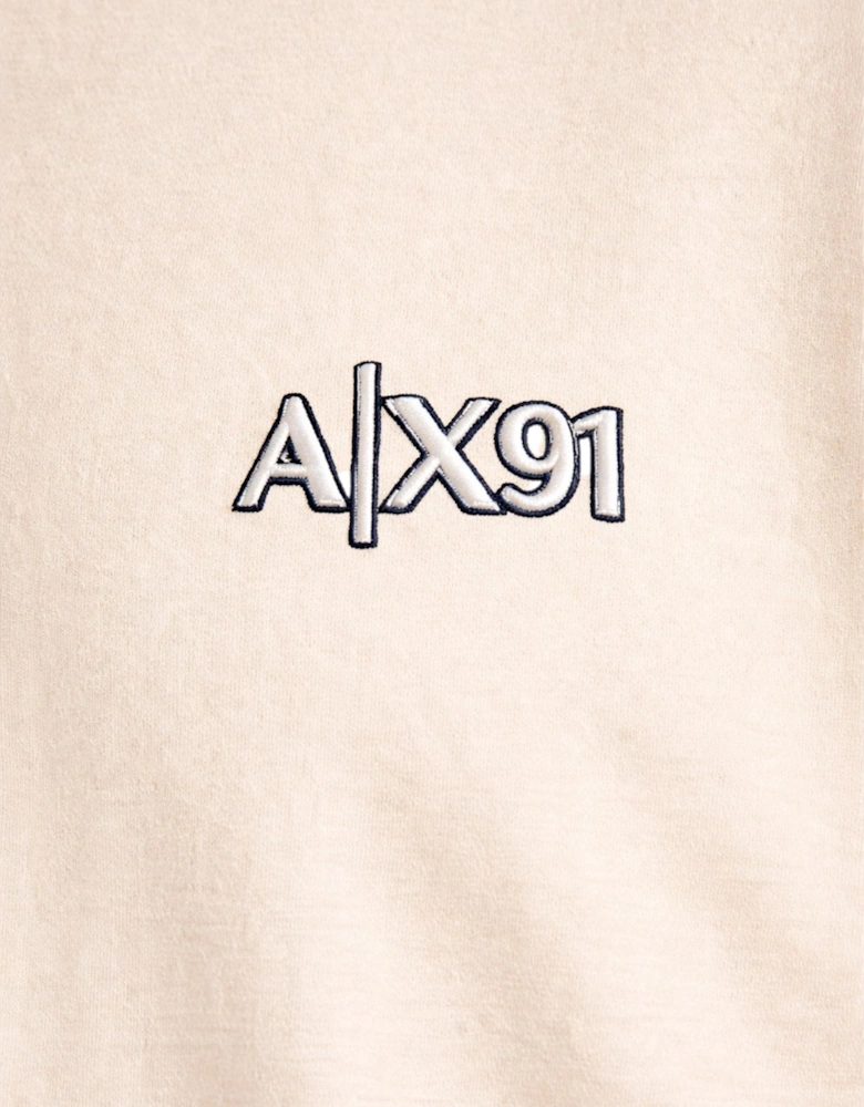 Armani Exchange Mens T-Shirts Milano Embroidery Tee