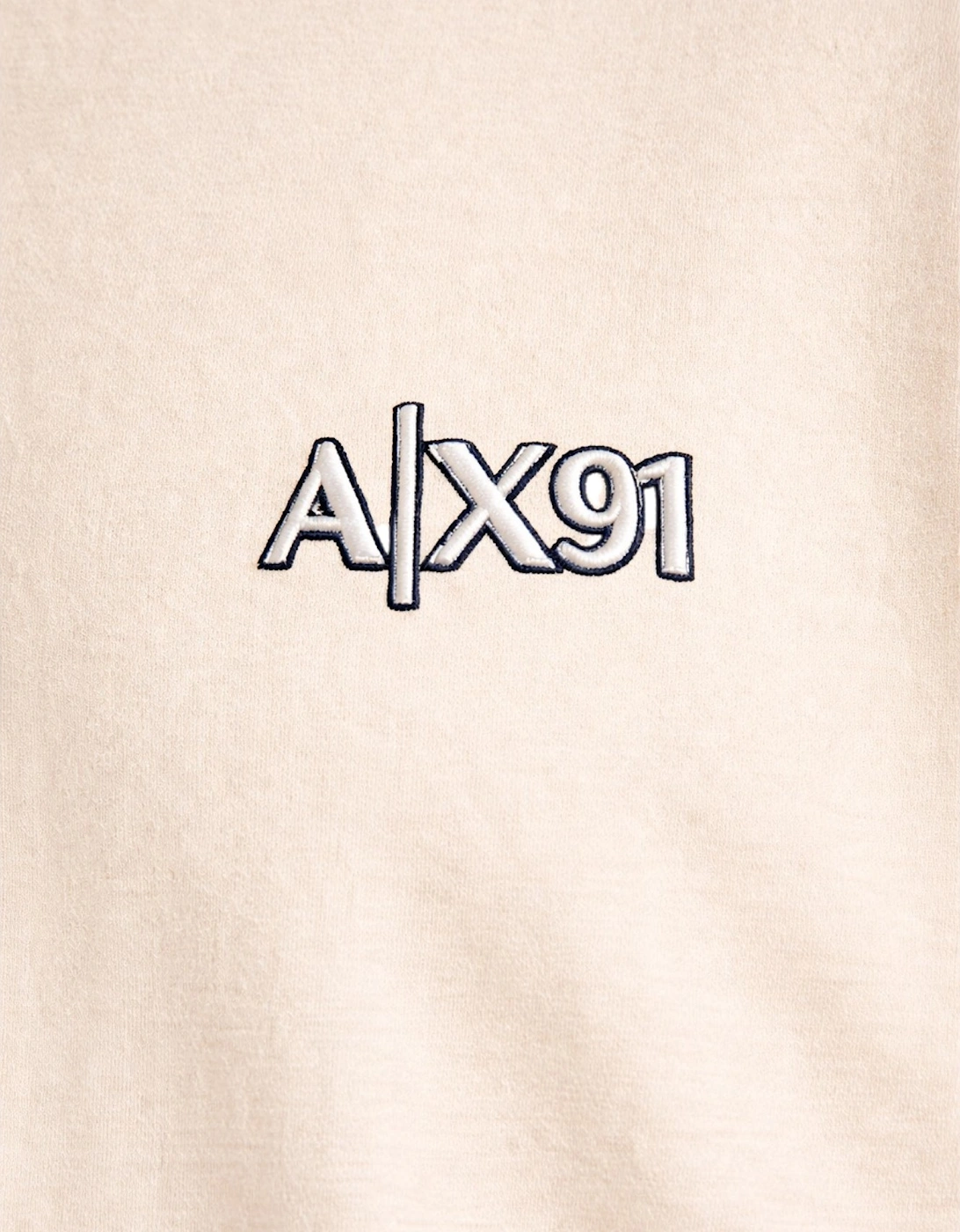 Armani Exchange Mens T-Shirts Milano Embroidery Tee