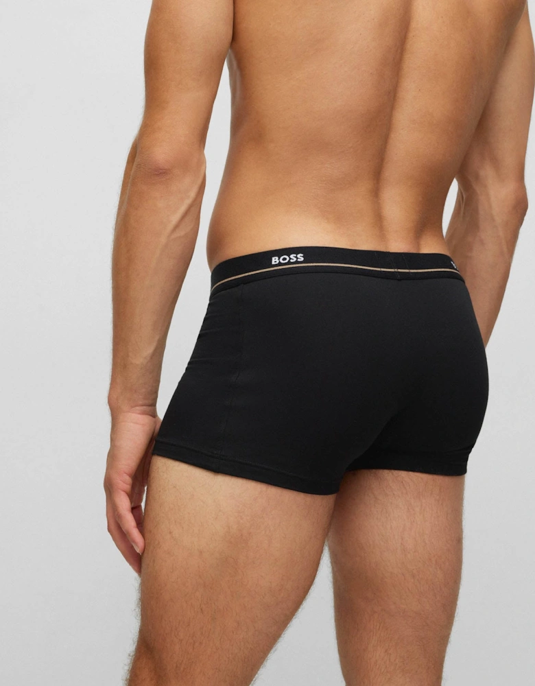 BOSS Orange 5 Pack Mens Essential Trunks NOS - Black 001