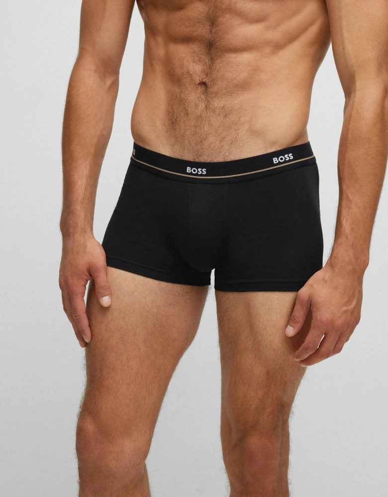 BOSS Orange 5 Pack Mens Essential Trunks NOS - Black 001
