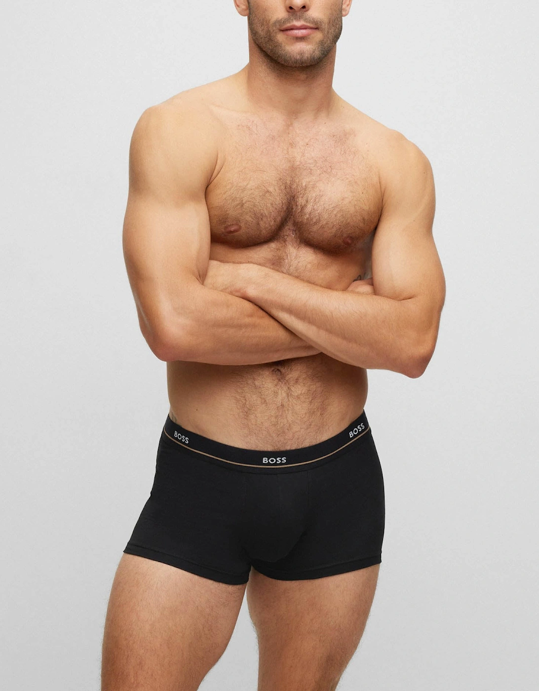 BOSS Orange 5 Pack Mens Essential Trunks NOS - Black 001