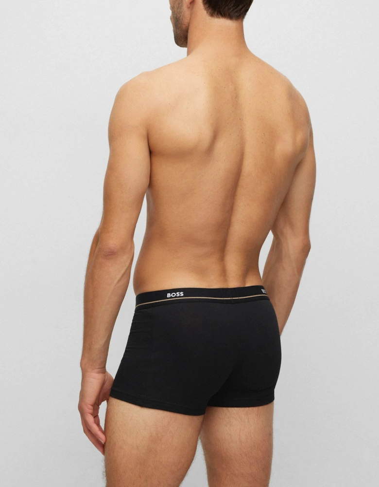 BOSS Orange 5 Pack Mens Essential Trunks NOS - Black 001