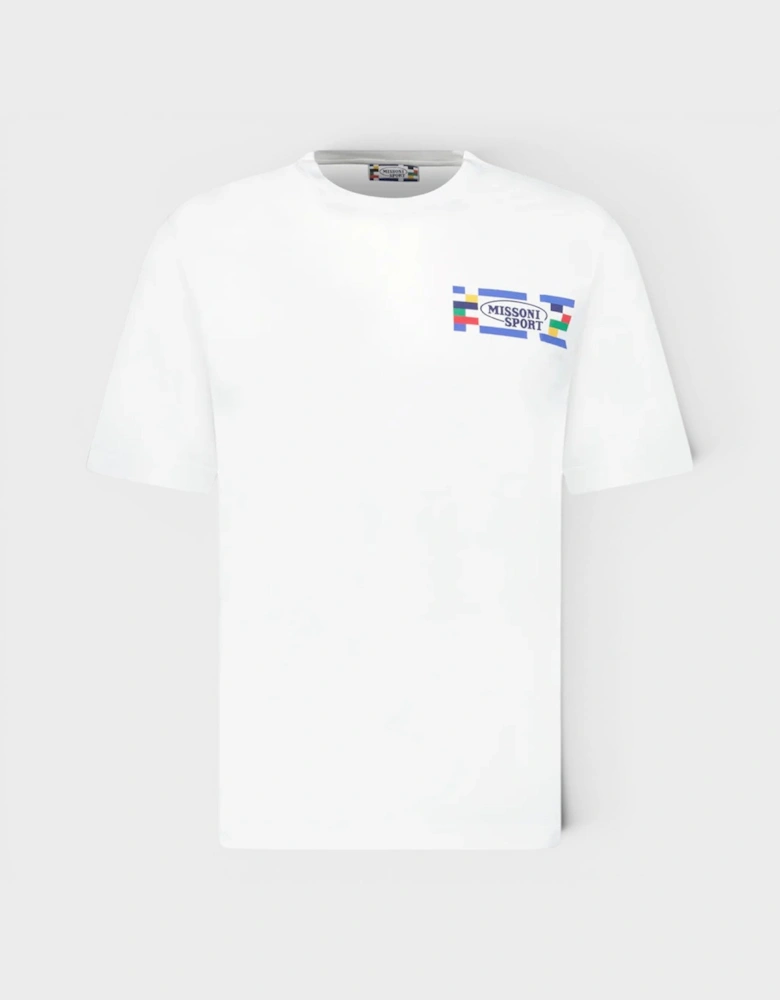 Sport Logo Crewneck T-Shirt White