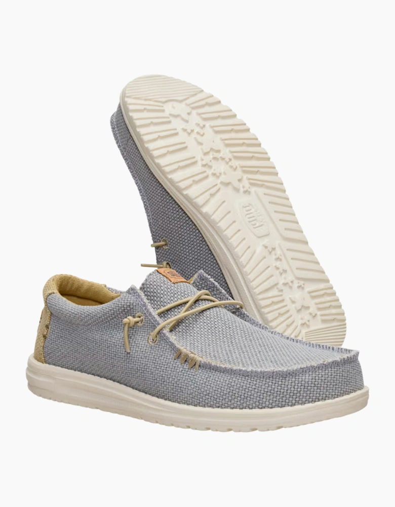 Hey Dude Wally braided shoe Flannel Grey / Olive Grey