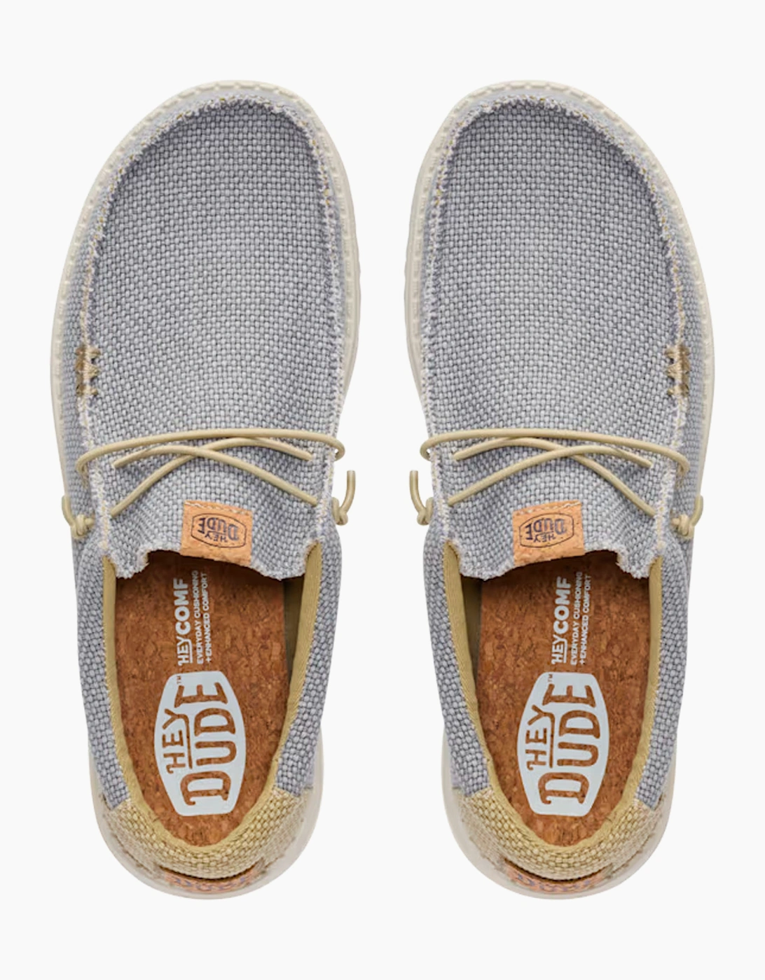 Hey Dude Wally braided shoe Flannel Grey / Olive Grey