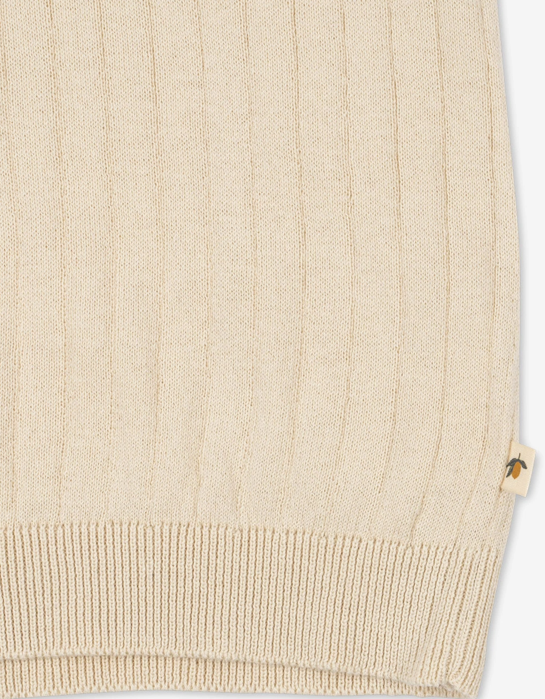 Konges Sløjd Boys Mio Knit Polo Shirt in Ivory