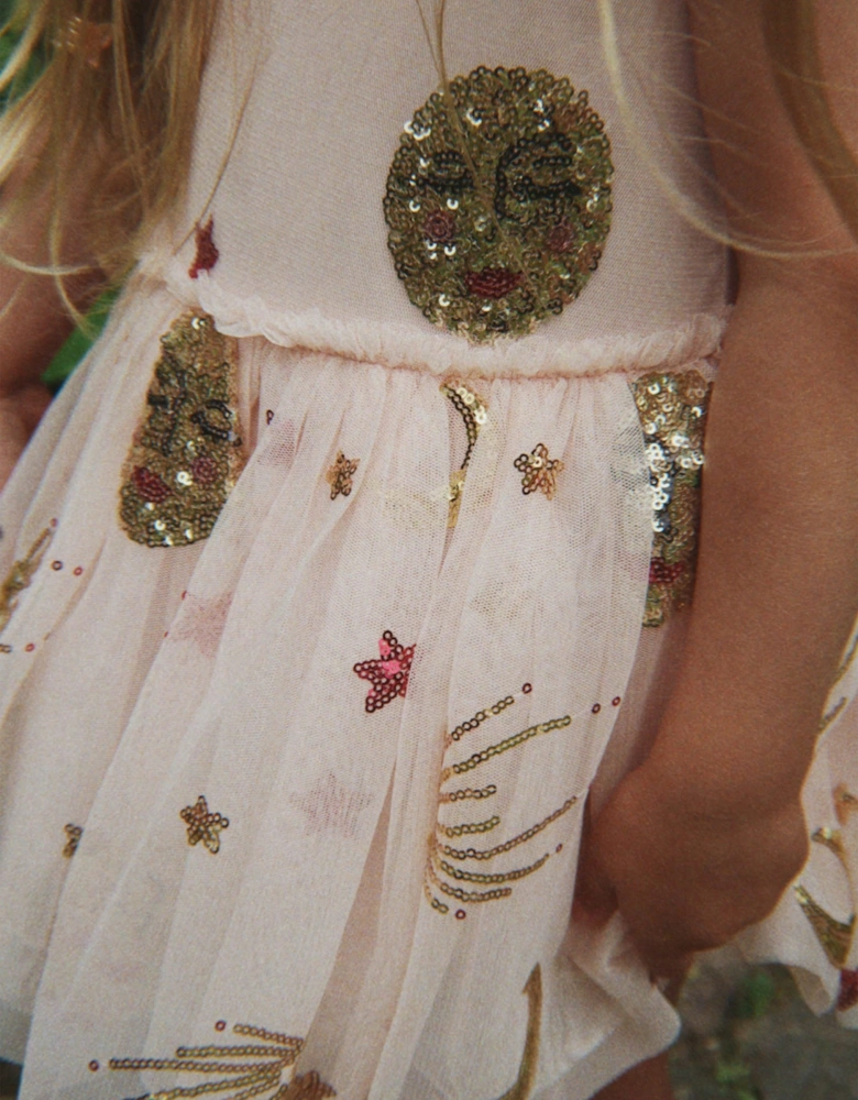 Konges Sløjd Girls Odette Dress in Pink