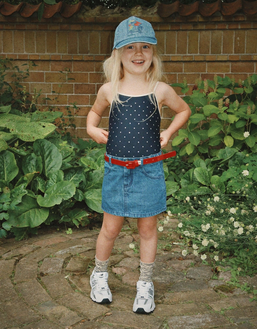 Konges Sløjd Girls Misty Swimsuit in Navy