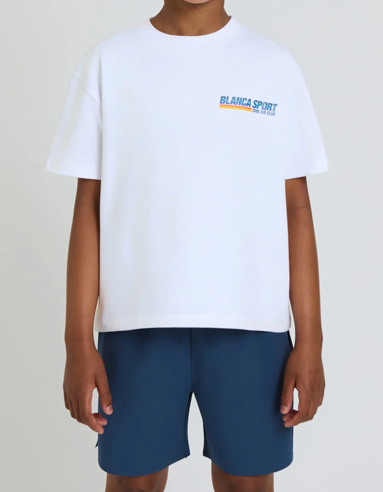 Blanca Sport Kids Cool Club Oversized T-Shirt in White