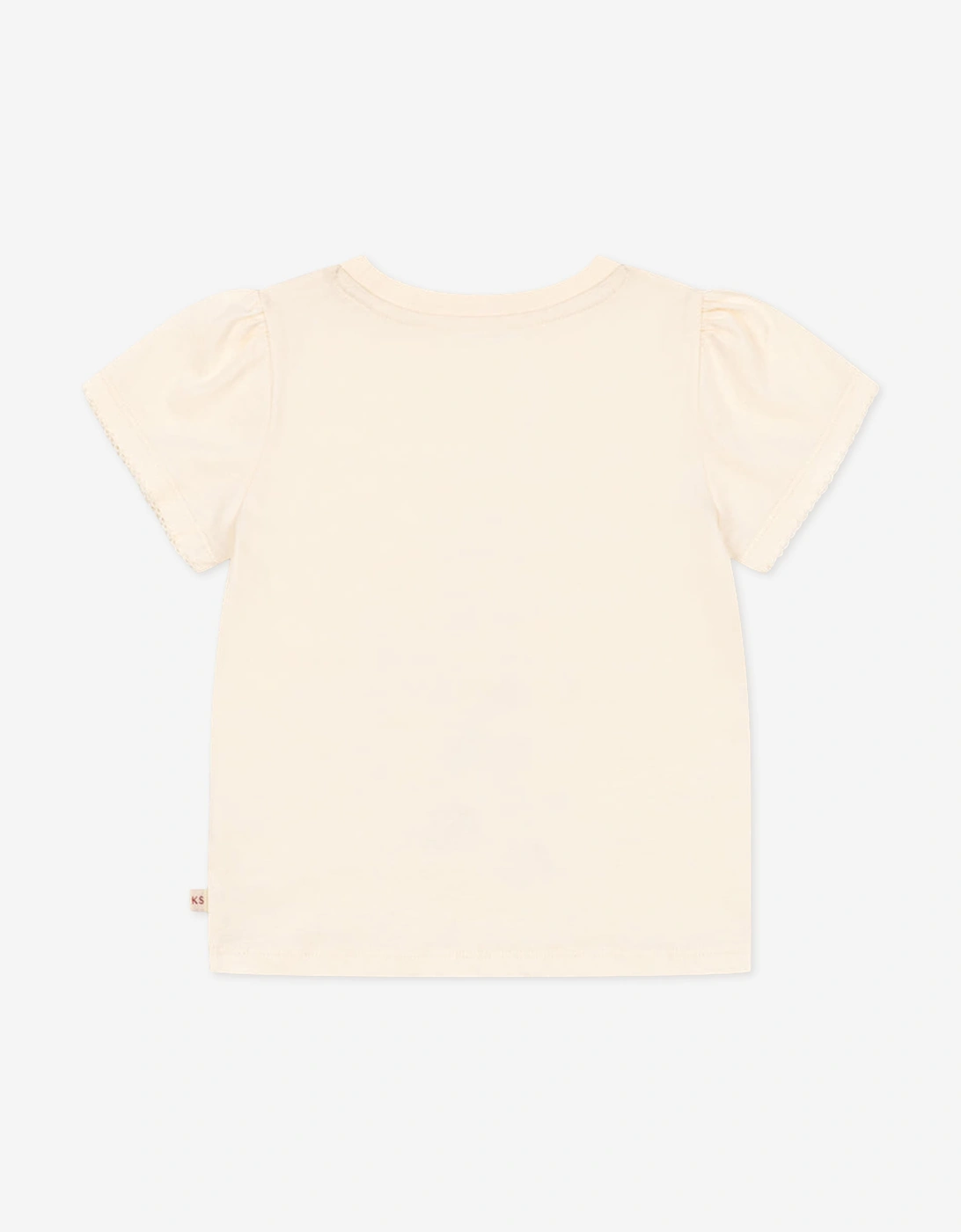 Konges Sløjd Girls Famo Puff T-Shirt in Ivory