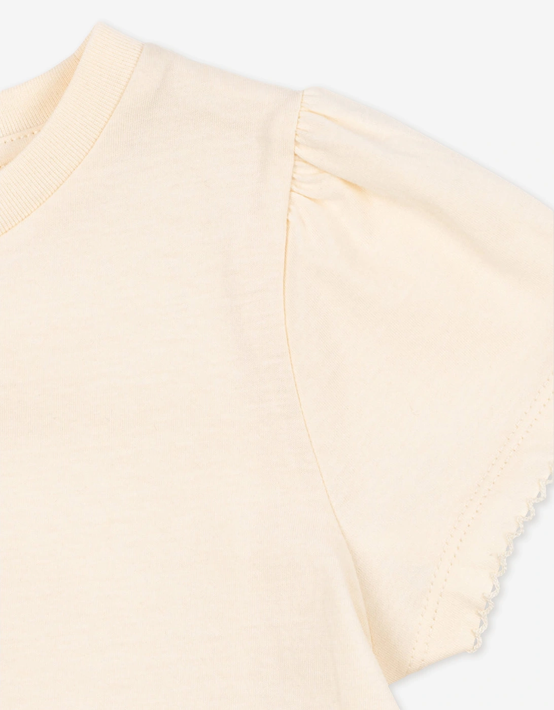 Konges Sløjd Girls Famo Puff T-Shirt in Ivory