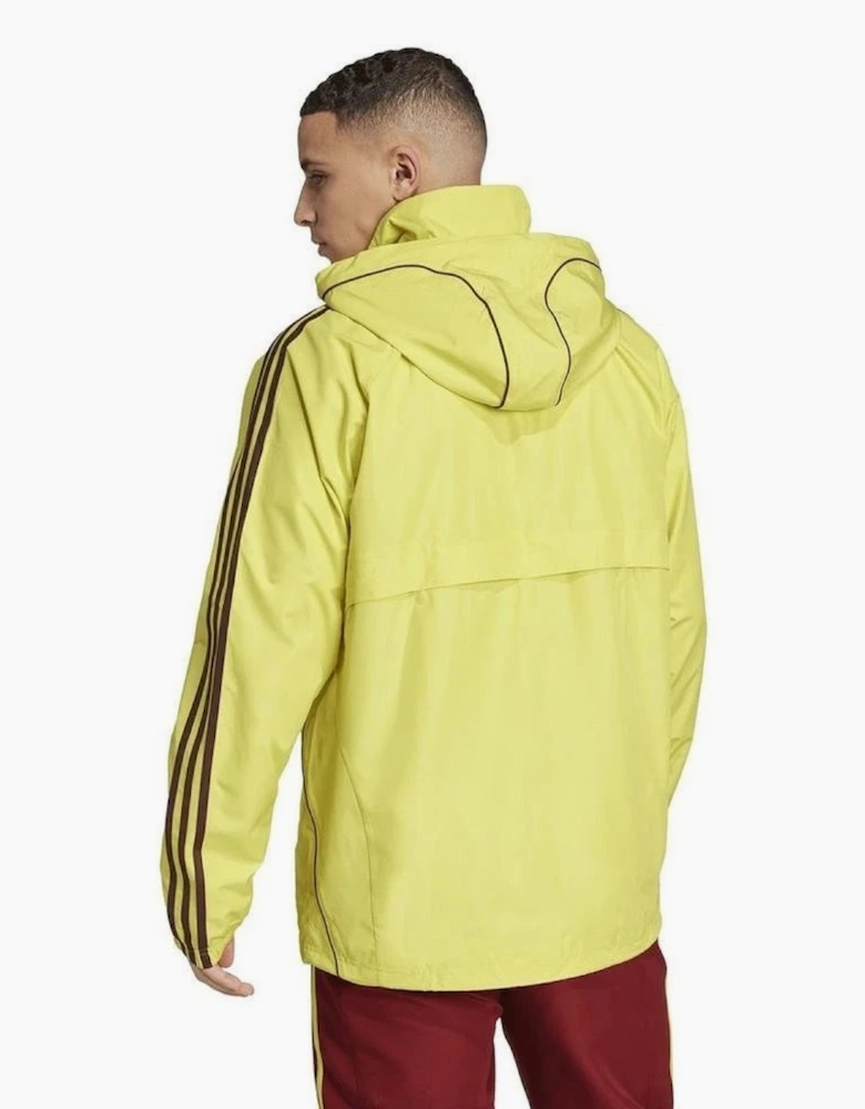 Adidas Arsenal UBP Windbreaker Hooded Jacket Yellow